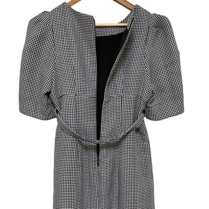 ハーリップトゥ Lady Checkered Belted Midi Dress ワンピース