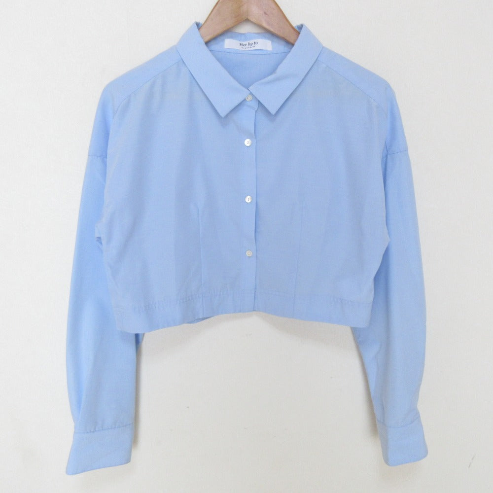 ハーリップトゥ Draped Shirt Dress Set ワンピースセット