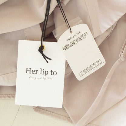 ハーリップトゥ Draped Shirt Dress Set アンサンブル