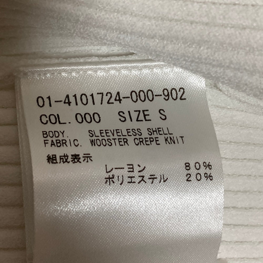セオリー リブスリーブレスニットトップス