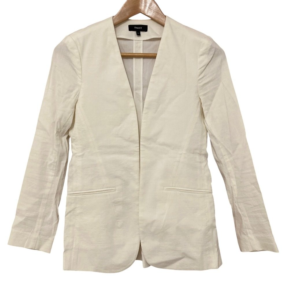 セオリー ECO CRUNCH WASH ISTA 2 ノーカラージャケット