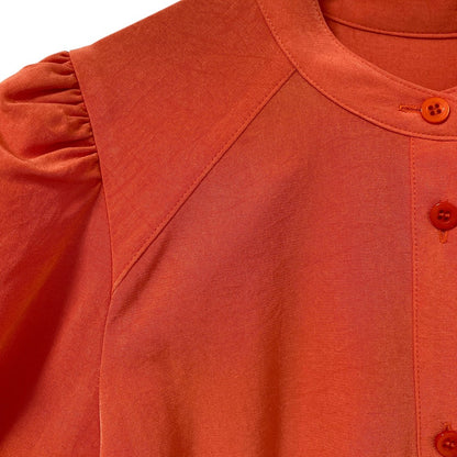 ボーダーズアットバルコニー GATHER SHOULDER SHIRT DRESS ワンピース