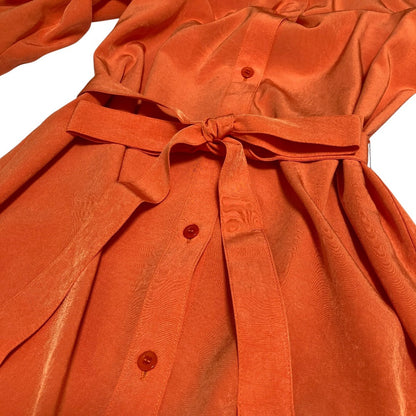 ボーダーズアットバルコニー GATHER SHOULDER SHIRT DRESS ワンピース