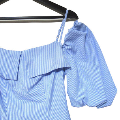 ハーリップトゥ Papillon Stripe Shirt Dress ワンピース
