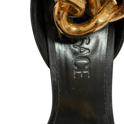 ヴェルサーチェ サテン サンダル