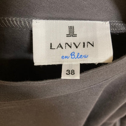 ランバン ラッフルフリルブラウス
