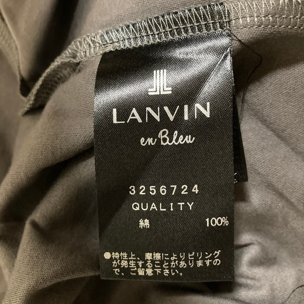 ランバン ラッフルフリルブラウス