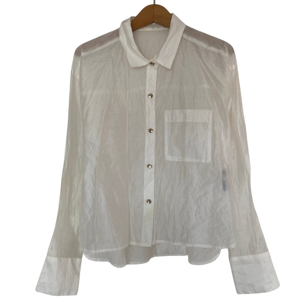 ジャスグリッティー 24SS シアーショートシャツ