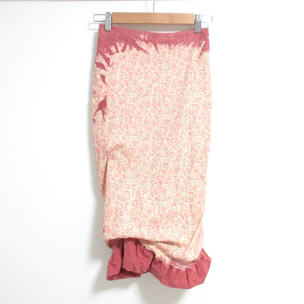 ディーゼル Treated double-layer skirt with puffy hem ニットスカート