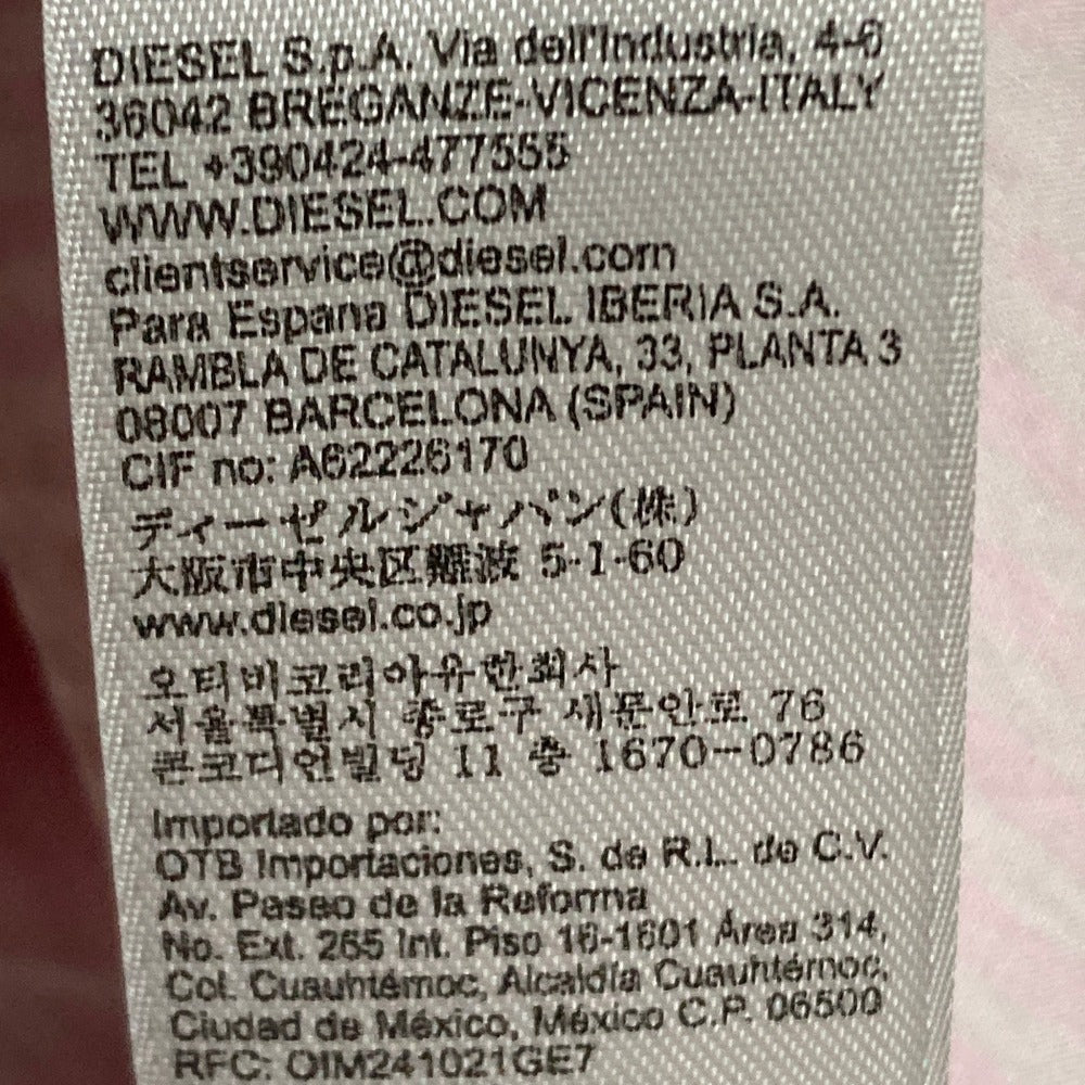 ディーゼル C DELPHOS S2 ストライプシルクシャツ