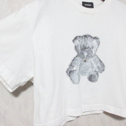 ウェルダン クロップドコットンTシャツ