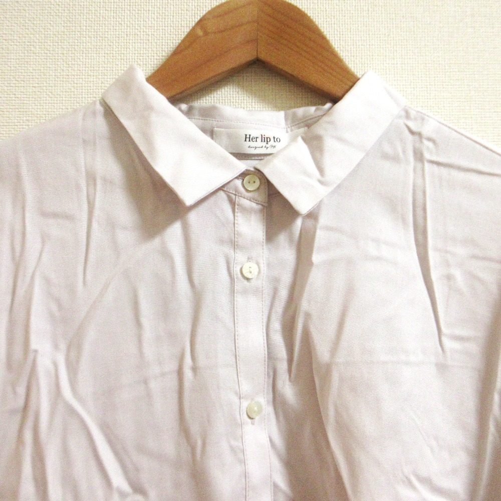 ハーリップトゥ Linen-Blendシャツ