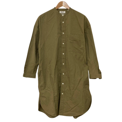 ジムフレックス ロングスリーブバンドカラーシャツワンピース