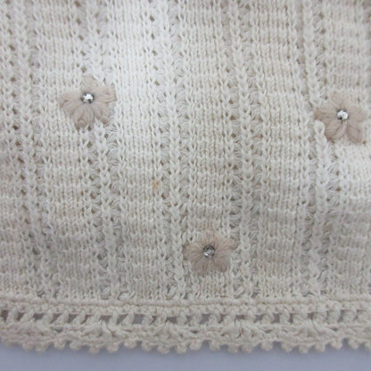 ピンクハウス フラワー刺繍ニットベスト