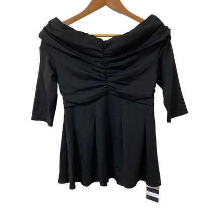 ボーダーズアットバルコニー OFF SHOULDER TOP カットソー