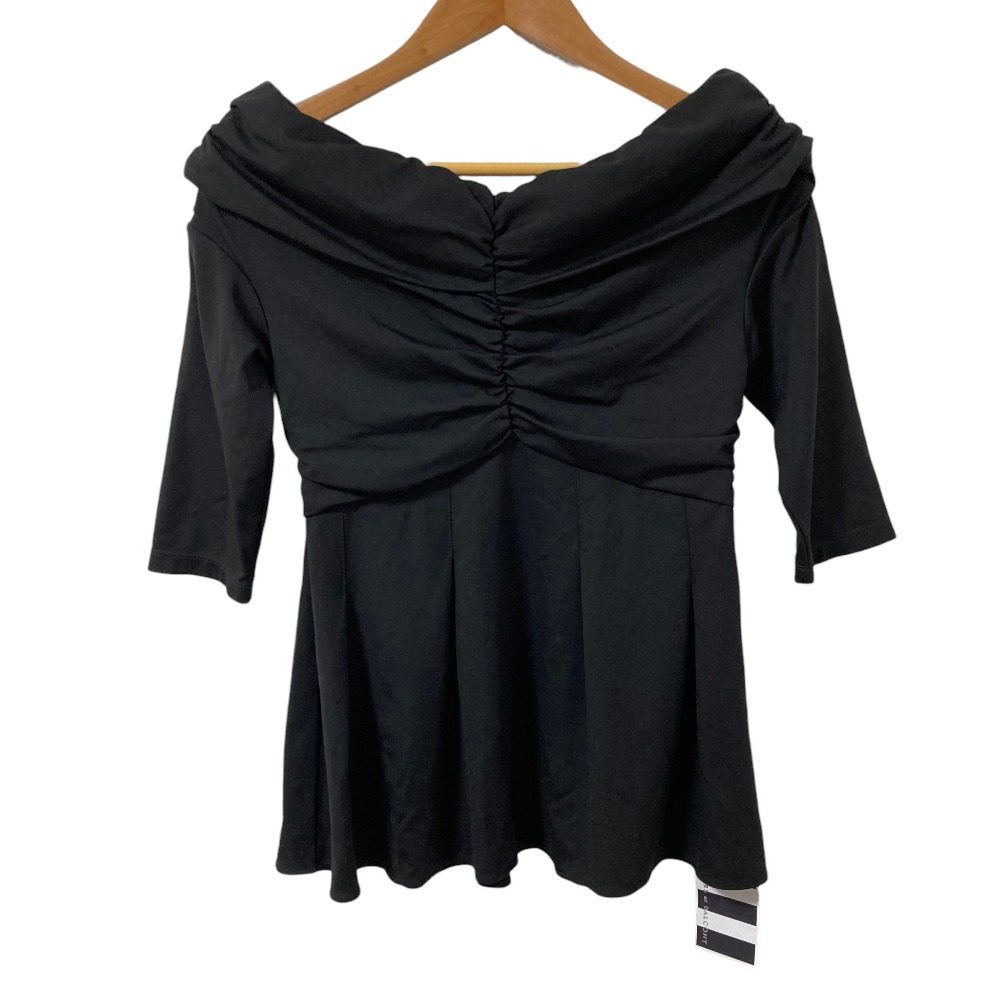 ボーダーズアットバルコニー OFF SHOULDER TOP カットソー