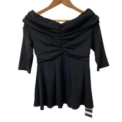 ボーダーズアットバルコニー OFF SHOULDER TOP カットソー