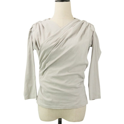 ハーリップトゥ Asymmetric Cotton-blend ジャージートップス