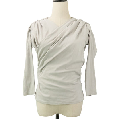 ハーリップトゥ Asymmetric Cotton-blend ジャージートップス