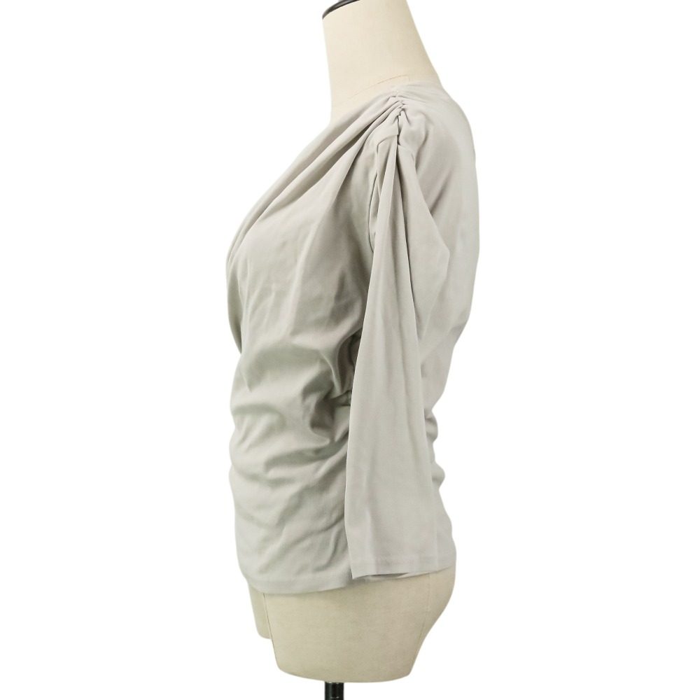 ハーリップトゥ Asymmetric Cotton-blend ジャージートップス