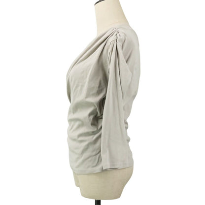 ハーリップトゥ Asymmetric Cotton-blend ジャージートップス