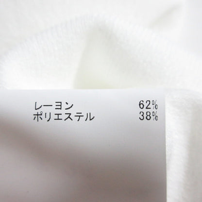 アナイ レーヨン混クルーネックプルオーバーニット