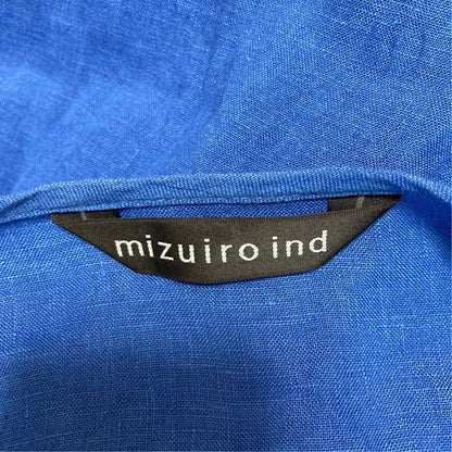 ミズイロインド リネンロングカーディガン