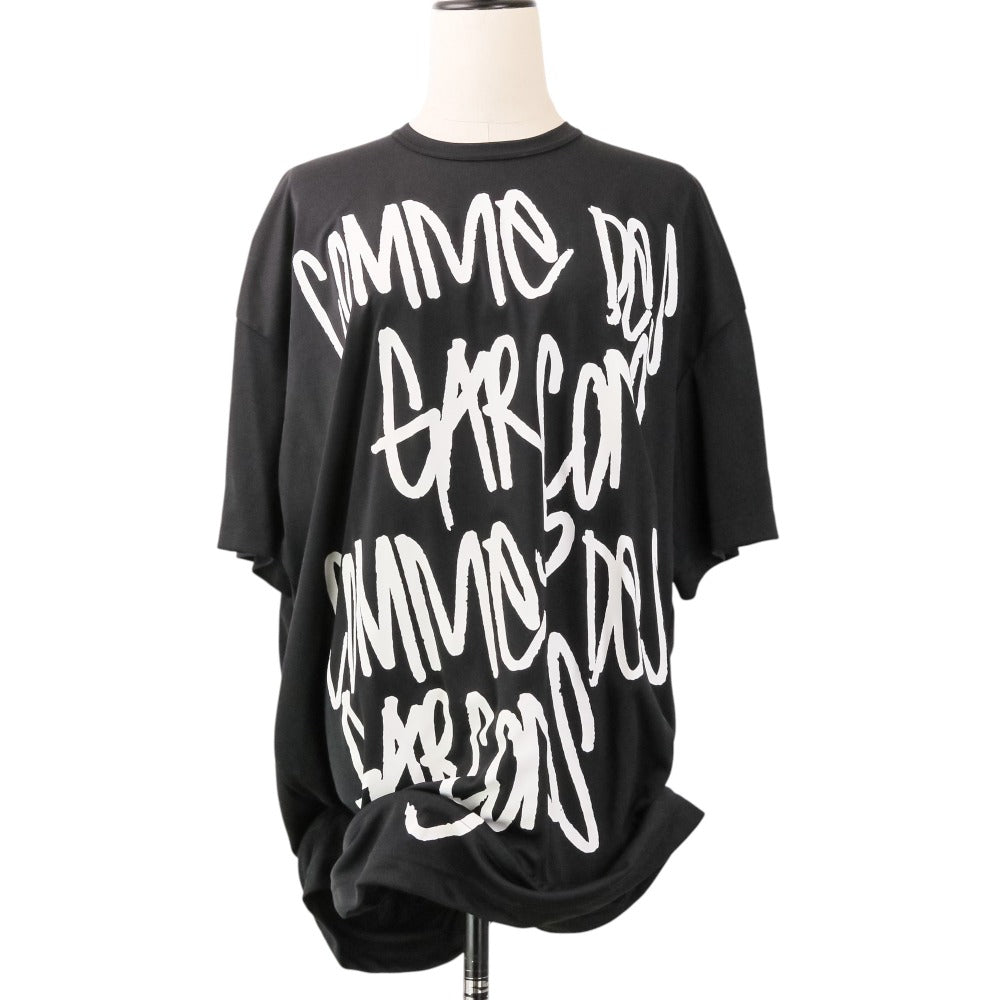 コムデギャルソン プリントワイヤーヘムTシャツ