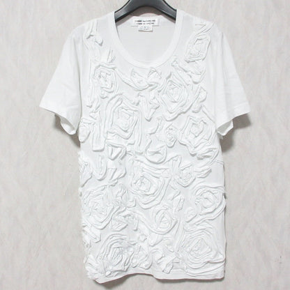 コムデギャルソン フラワーコサージュTシャツ