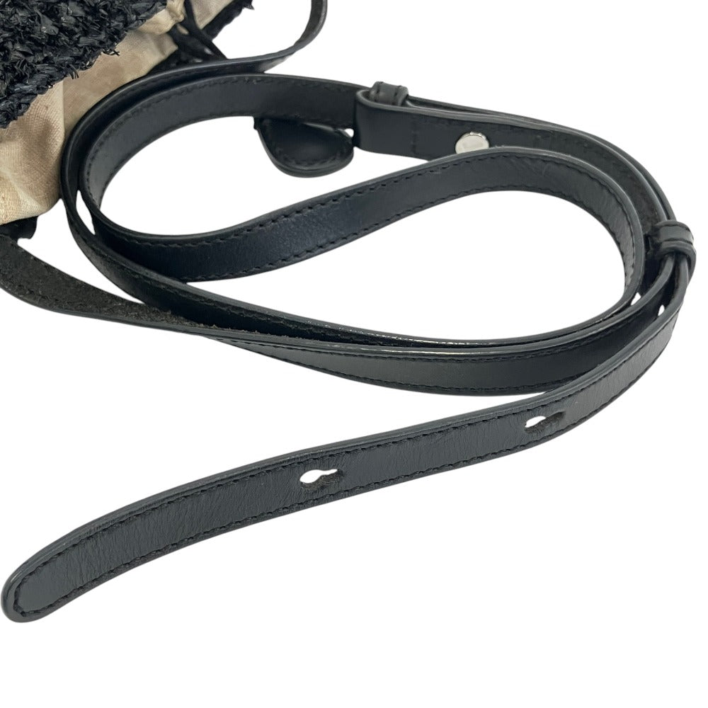 トッズ ラフィアショルダーバッグ