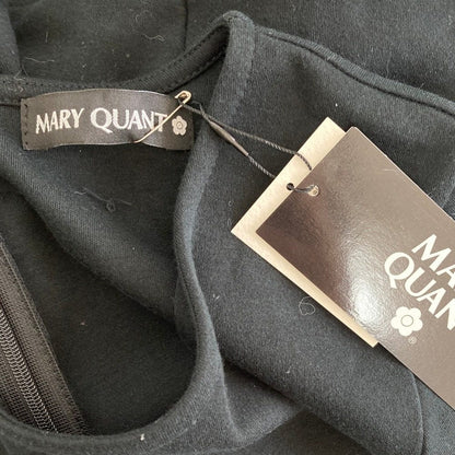 マリークヮント フラワープリントバイカラーワンピース