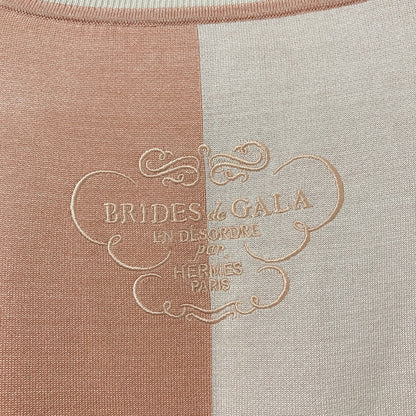 エルメス En Desordre Finesse シルク半袖ニットトップス