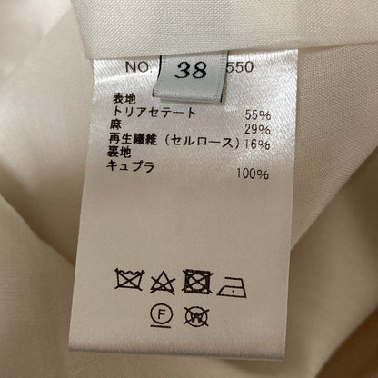 エブール リネンアセテートパンツ
