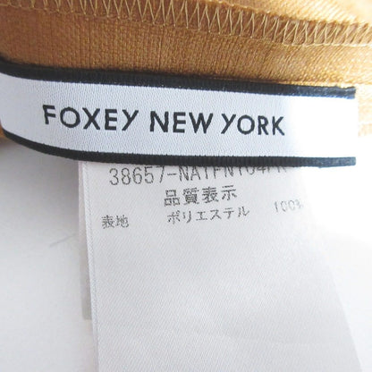 フォクシーニューヨーク LINEN FACE リネンショートスリーブブラウス