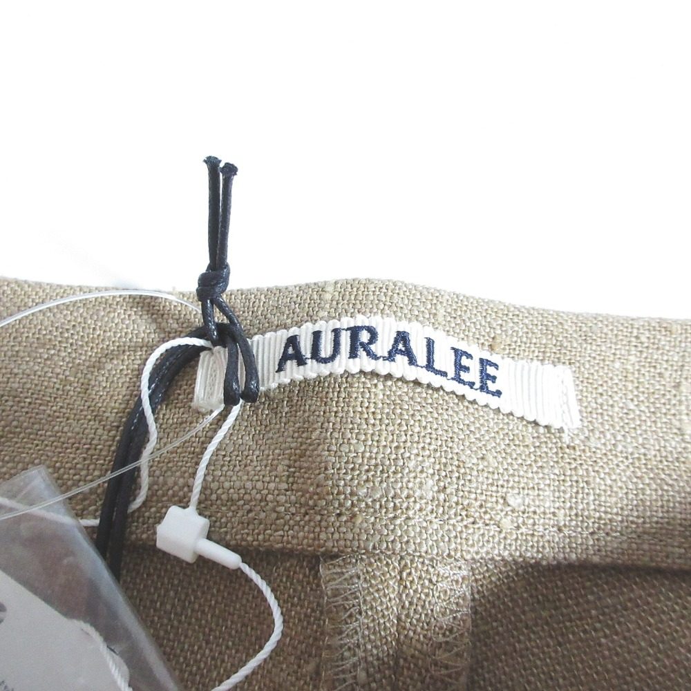 オーラリー LINEN SILK SUMMER TWEED ショーツ