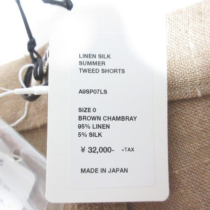 オーラリー LINEN SILK SUMMER TWEED ショーツ