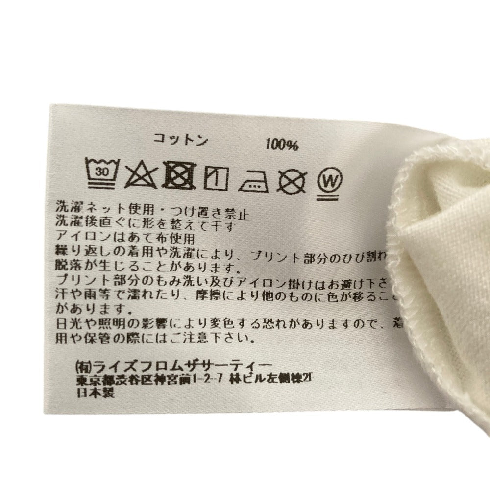 MICANAプリントコットンTシャツ