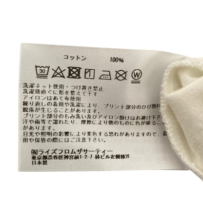 MICANAプリントコットンTシャツ