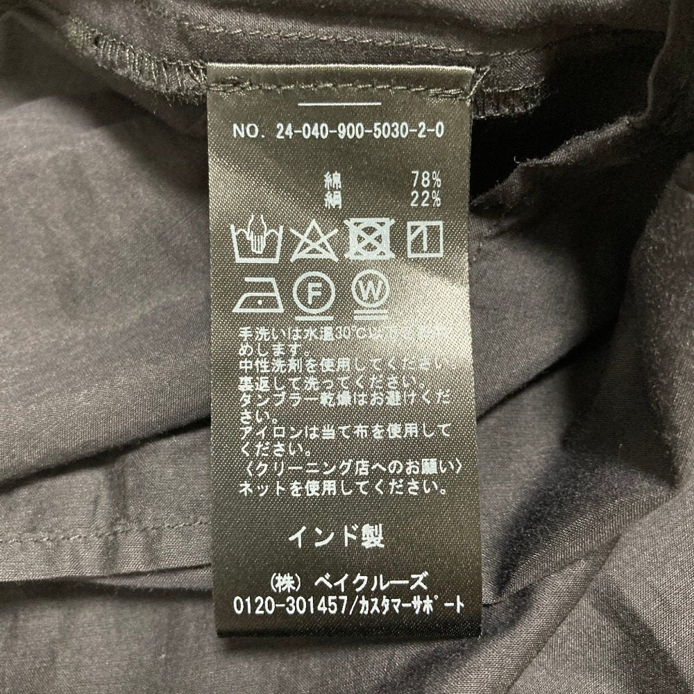 イエナ コットンシルクフレアワンピース