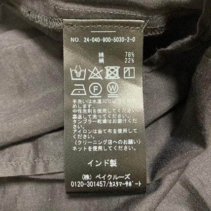イエナ コットンシルクフレアワンピース