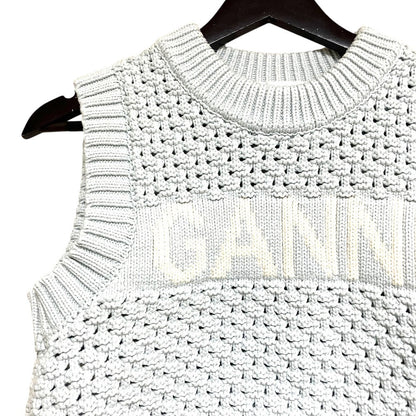 ガニー Textured Cotton Pointelle ニットベスト