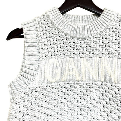 ガニー Textured Cotton Pointelle ニットベスト