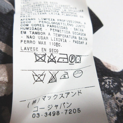 マックスアンドコー シルク総柄ワンピース