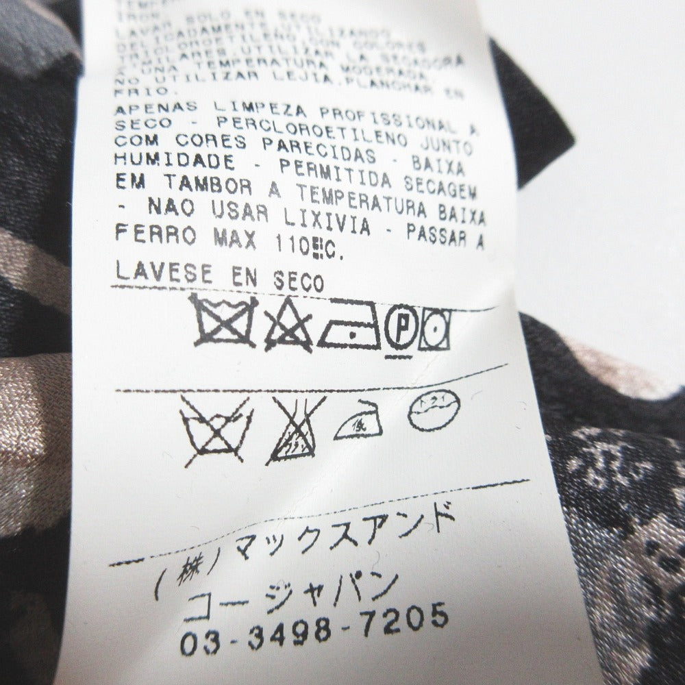 マックスアンドコー シルク総柄ワンピース