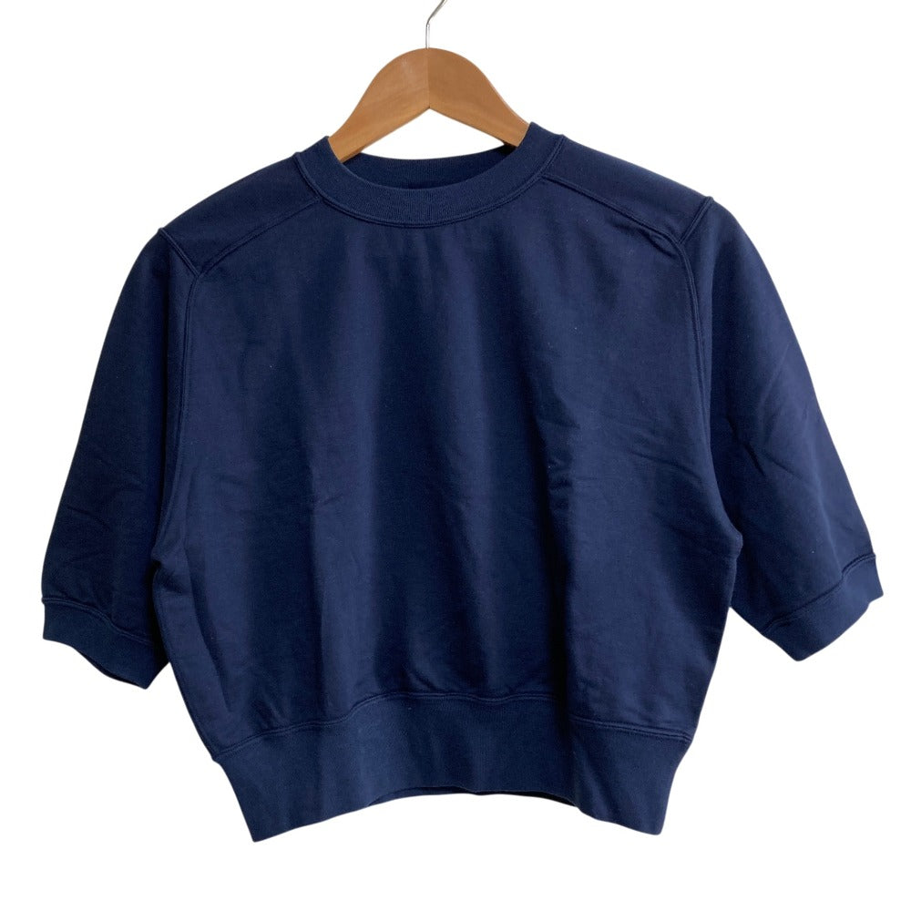 オーラリー ELASTIC HIGH GAUGE SWEAT ハーフスリーブプルオーバー