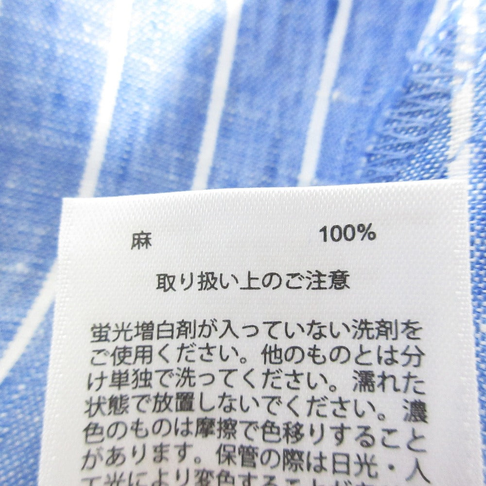 ブルックスブラザーズ リネンノースリーブシャツワンピース