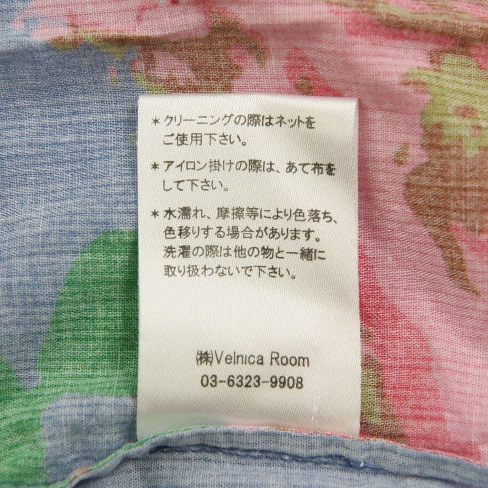 ヴェルニカ フラワープリントロングワンピース