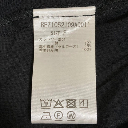 ビアズリー 袖パフワンピース