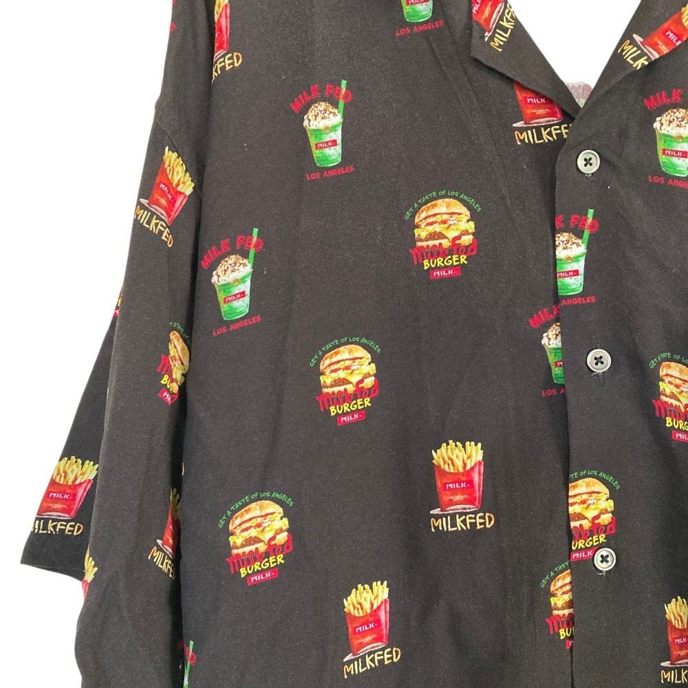 ミルクフェド JUNK FOOD SHIRT ブラウス