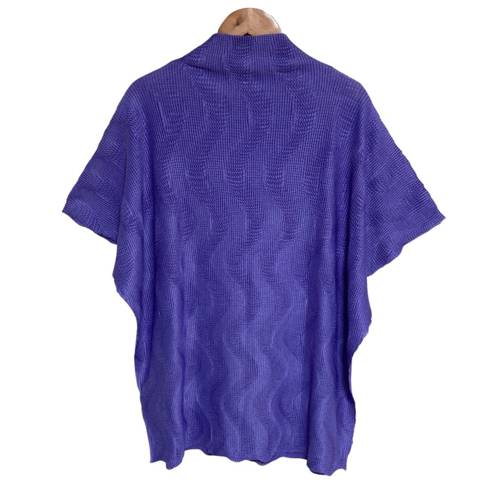 ミーイッセイミヤケ WAVE KNIT STRETCH PLEATS カットソー